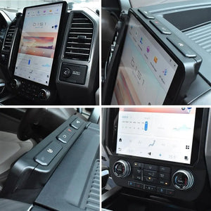 For Ford F350 2017-2022 Car Radio Stereo Carplay Upgrade Tesla Style Screen 14.4" Qualcomm Android Auto GPS Navigation Multimedia Player Carputech