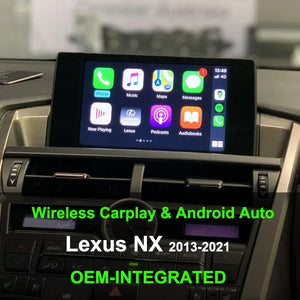 Wireless CarPlay for Lexus NX 2013-2022, with Android Auto Mirror Link AirPlay Car Play Navigation Functions Carputech