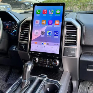 16.8" Qualcomm For Ford F150 2015-2019 Upgrade Tesla Style Screen Android Auto GPS Navigation Multimedia Player Carputech