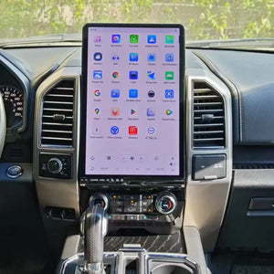 16.8" Qualcomm For Ford F150 2015-2019 Upgrade Tesla Style Screen Android Auto GPS Navigation Multimedia Player Carputech