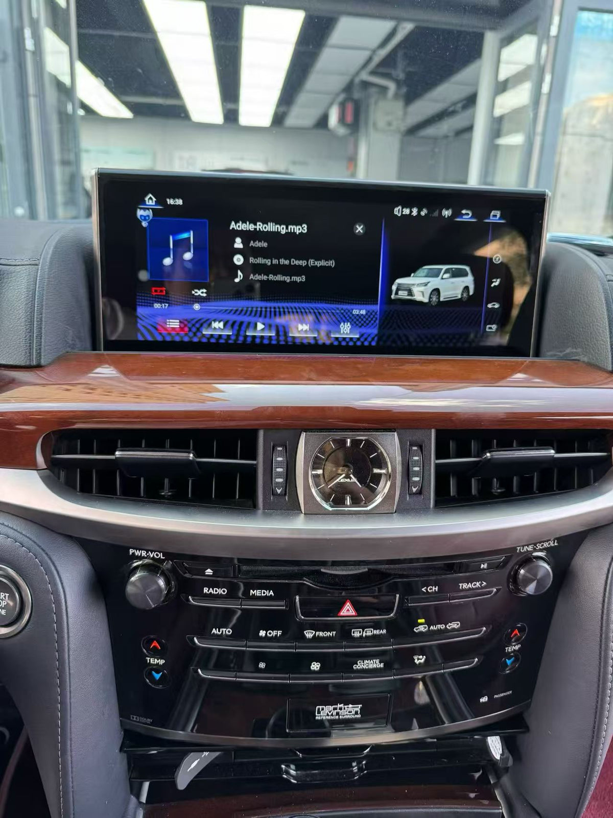 12.3" Linux Touch Screen for Lexus LX570 2016–2021 | Wireless Apple CarPlay & Android Auto | OEM System Retained