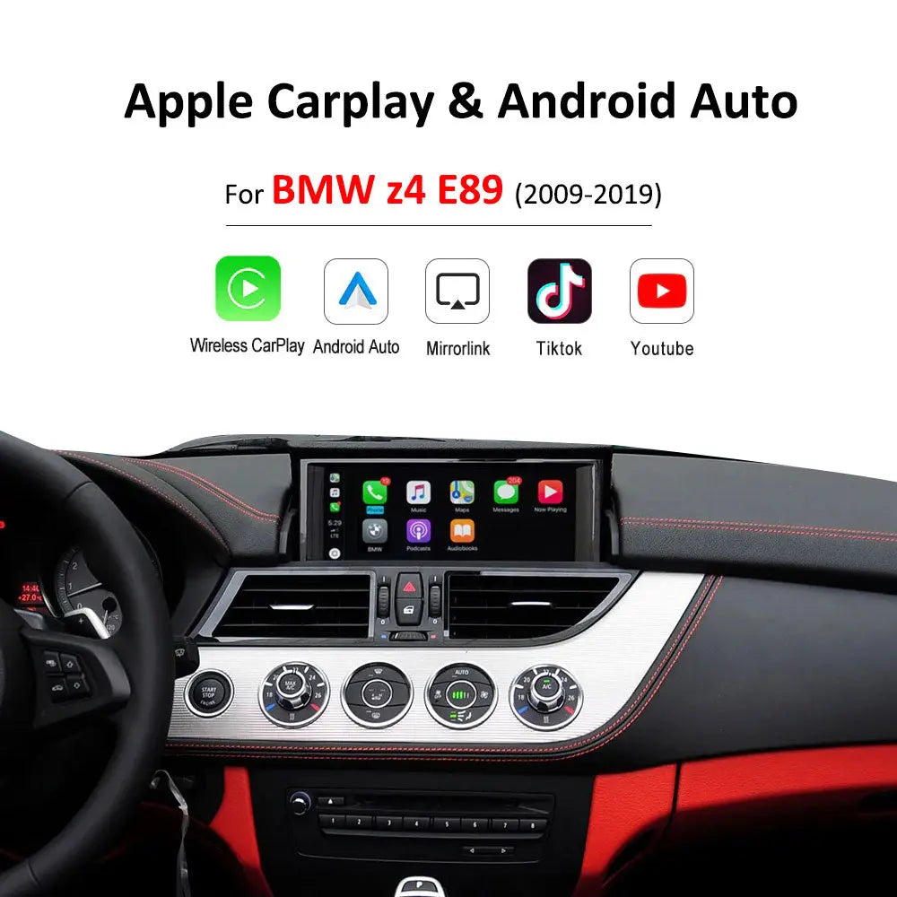 Wireless Apple CarPlay & Android Auto Module for BMW Z4 E89 (2009–2019) | Plug & Play Retrofit Carputech