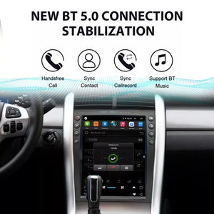 12.1" Qualcomm For Ford Edge 2008-2014 Car Radio Stereo Carplay Upgrade Tesla Style Screen Android Auto GPS Navigation Multimedia Player Carputech