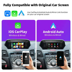 For Acura ILX / RDX / ZDX / TL / MDX (2007–2013) – Wireless CarPlay & Android Auto Upgrade | Plug & Play Interface for Factory Screen Carputech