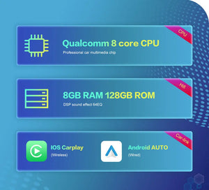 10.5" Qualcomm For Cadillac ATS CTS XTS SRX Escalade 2013-2018 Car Radio Stereo Carplay Upgrade Tesla Style Screen Android Auto GPS Navigation Multimedia Player Carputech