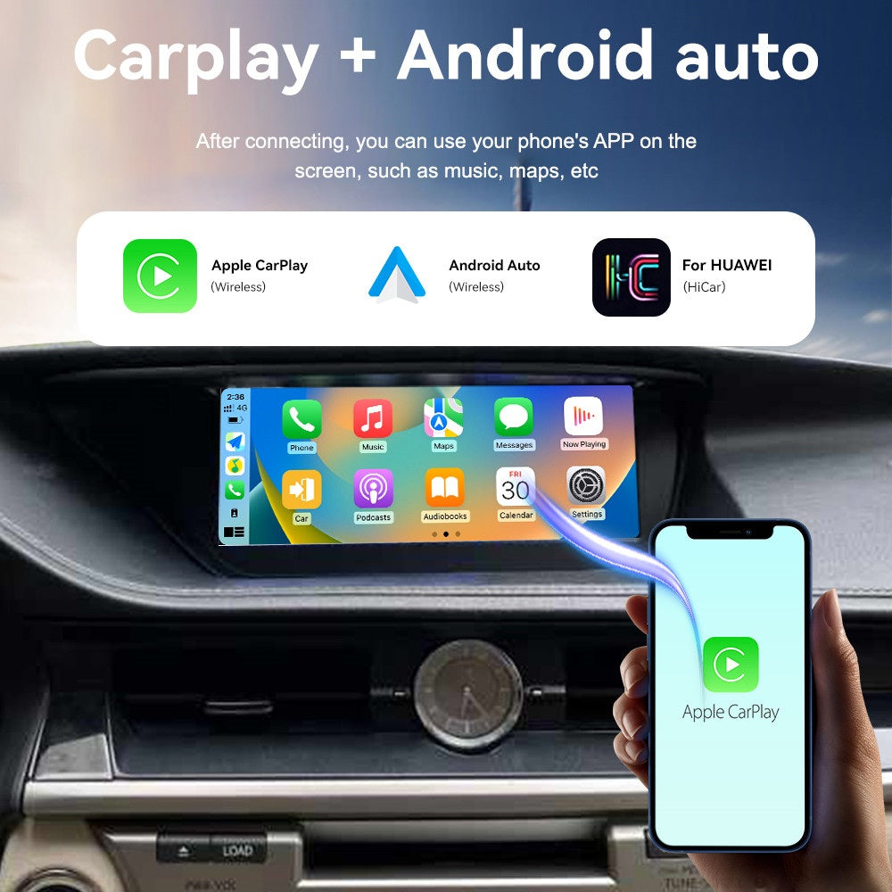 10.25 inch For Lexus ES 2013-2018 Linux Infotainment Navigation System Car Multimedia Touch Screen Head Unit Car Radio GPS