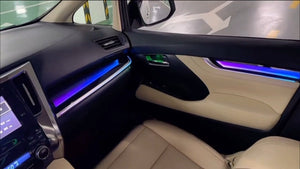 64 Colors Dynamic Ambient Light for Lexus LM/Toyota Alphard/Vellfire 30 Series Interior LED Lighting Upgrade Accessories Carputech