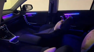 Dynamic Ambient Light for Toyota RAV4 2019-2024 Interior LED Lighting Trim Upgrade Accessories Kit Carputech