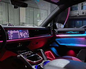 Dynamic Ambient Lighting for Porsche Cayenne 2024-2025 Interior Decoration Symphony LED Lighting Trim Accessories Carputech