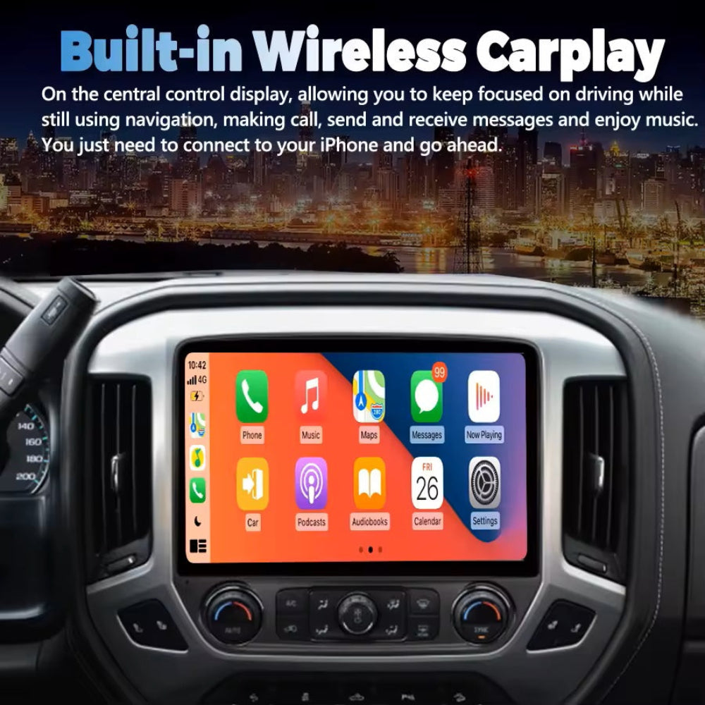 12'' For Chevrolet Silverado & GMC 2014-2020 Android Screen Infotainment Navigation System Car Multimedia Touch Screen Head Unit Car Radio GPS