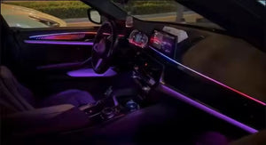 Upgrade 256 colors Symphony LED Car Interior Ambient Lighting For BMW 5 Series G30 G38 2018-2023 Atmosphere Strip Accessories Carputech