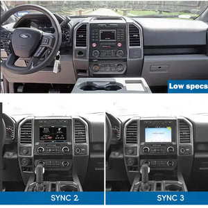 16.8" Qualcomm For Ford F150 2015-2019 Upgrade Tesla Style Screen Android Auto GPS Navigation Multimedia Player Carputech