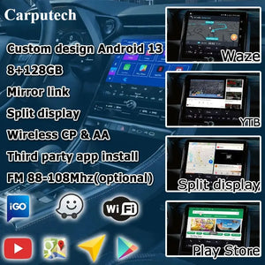 Lexus LBX 2023 to present Android13 base Navigation Video Interface box Apple CarPlay & Android Auto Upgrade Module Carputech