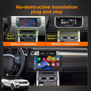 13.3" For Land Rover Range Rover Evoque 2012-2018 Android Navigation Screen Car Radio Multimedia Player Carputech