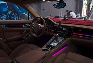 Upgrade Symphony LED Car Interior Ambient Lighting for Porsche Panamera 2010-2016 Trim Decoration Accessories Strip Carputech