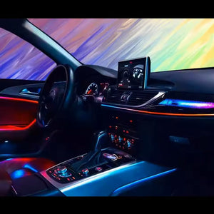 Upgrade 256 Colors Symphony Led Car Interior Ambient Lighting Decoration for Audi A6/S6/RS6 C7 2011-2018 Trim Accessories Carputech