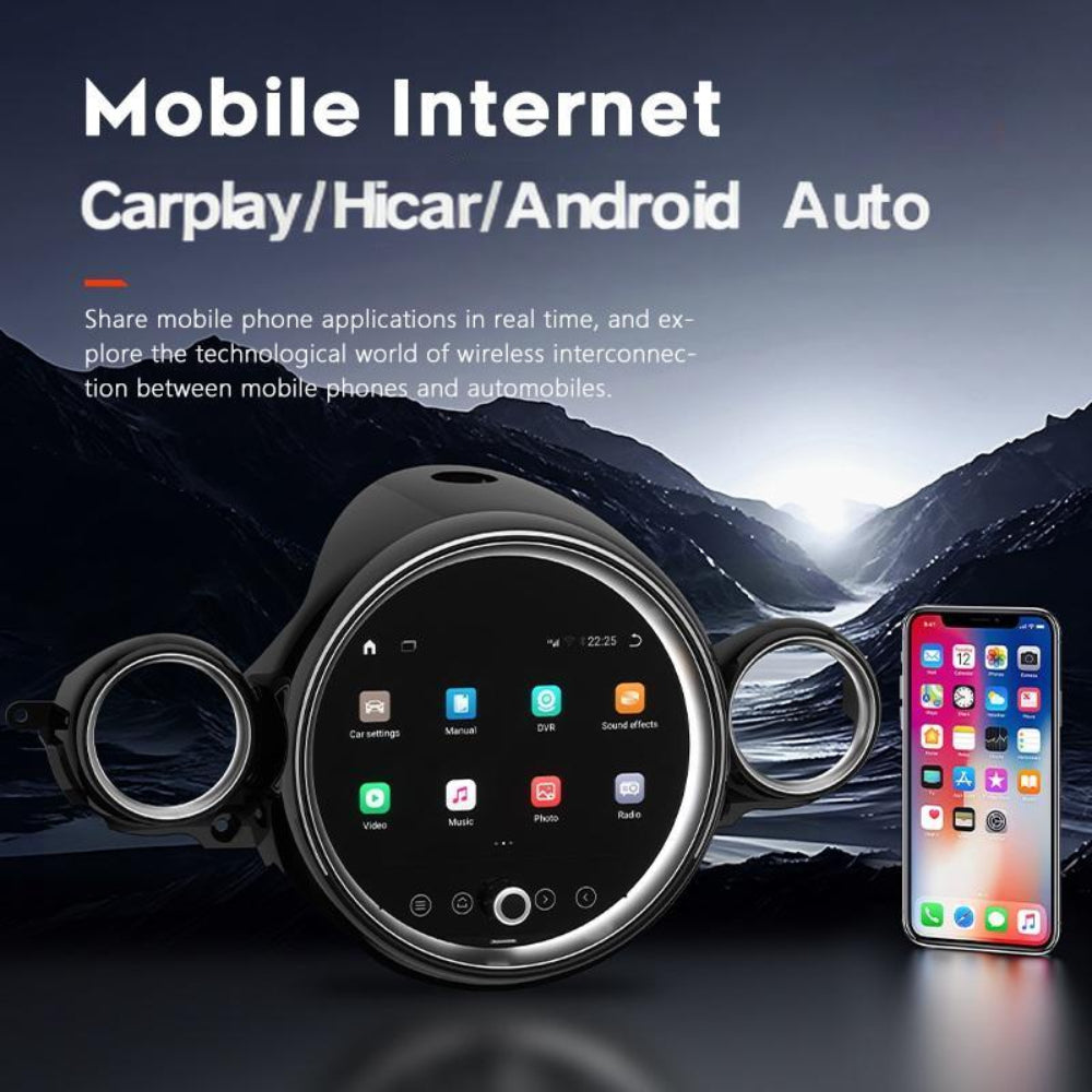 9 '' For BMW Mini R56 R60 2011-2016 Infotainment Navigation System Car Multimedia Touch Screen Head Unit Android Car Radio GPS