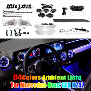 Ambient Lighting Kit for Mercedes Benz GLB X247 2020-2025 Upgraded Interior Accessories Auto Lighting Systems Carputech