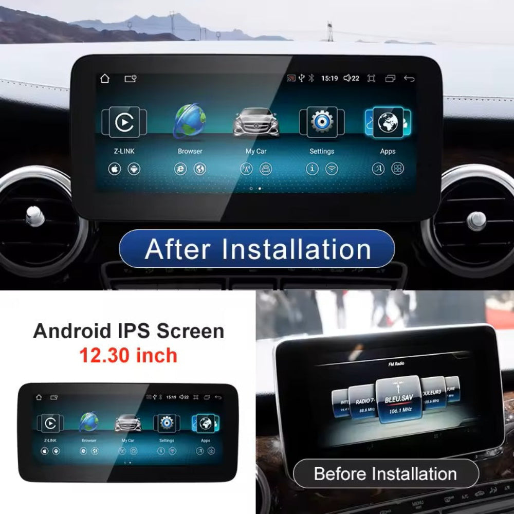 For Mercedes Benz V Class W447 V250 V260 V350 Infotainment Navigation System Car Multimedia Touchscreen Head Unit Android Car Radio GPS