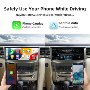 12.3 inch Lexus LX570 2007-2015 Car Radio Multimedia Player Wireless CarPlay Android Auto Upgrade Android Touch Screen Carputech