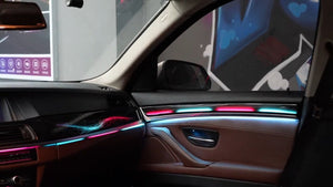 256 Colors Symphony LED Car Interior Ambient Lighting for BMW 5 Series F10 F11 F18 2011-2017 Atmosphere Strip Accessories Carputech
