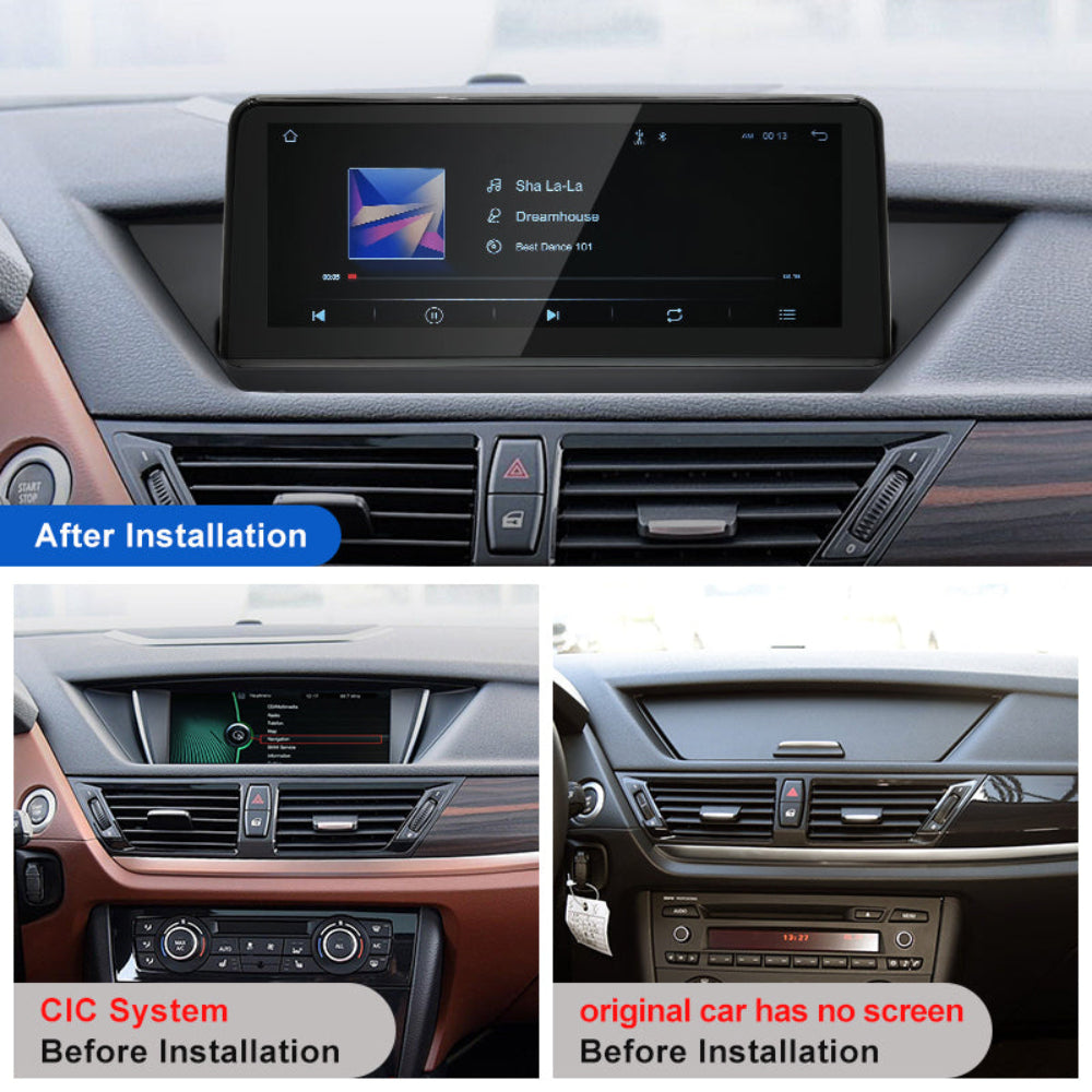 12.3 inch For BMW X1 E84 2009-2015 CIC Linux Infotainment Navigation System Car Multimedia Touch Screen Head Unit Car Radio GPS