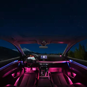 Upgrade 256 Colors Symphony Led Car Interior Ambient Lighting Decoration for Audi Q5 2018-2020 Atmosphere Strip Accessories Carputech
