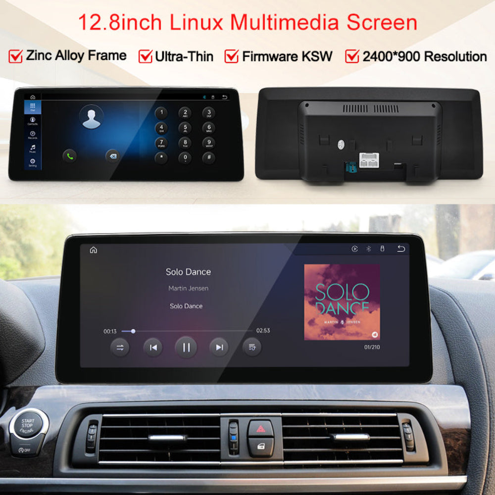 12.8 inch For BMW 6 Series F06 F12 F13 2010-2017 CIC NBT Linux Infotainment Navigation System Car Multimedia Touch Screen Head Unit Car Radio GPS