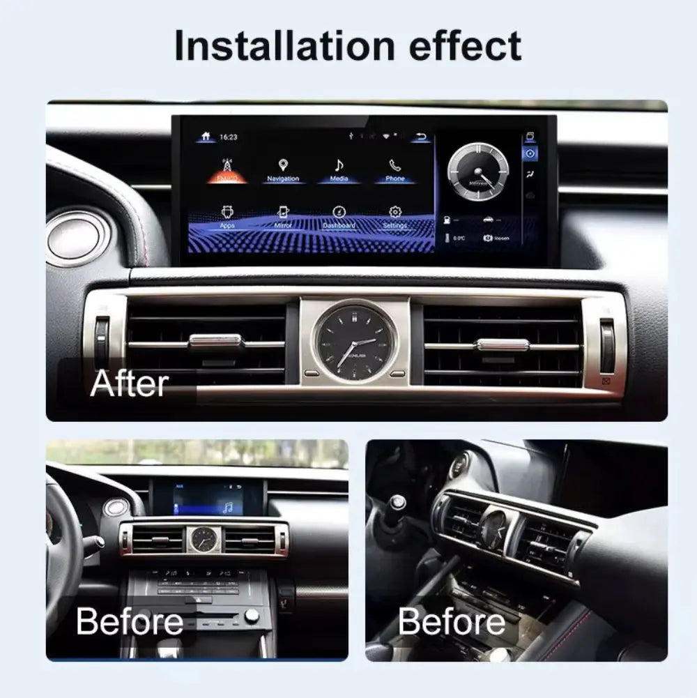 10.25" For Lexus IS/RC 200 250 300 350 200t 300h 2013-2018 Car Radio Multimedia Player Wireless CarPlay Android Auto Upgrade Android Touch Screen Carputech