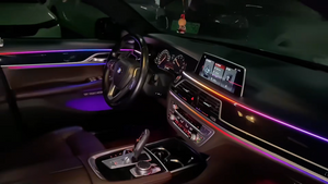 For BMW 7 Series G11 G12 2015-2023 256 Colors Symphony LED Car Interior Ambient Lighting Atmosphere Strip Accessories Upgrade Carputech