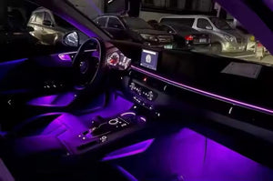 256 Colors Symphony Led Car Interior Ambient Lighting Decoration for Audi A4 B9 2017-2024 Carputech
