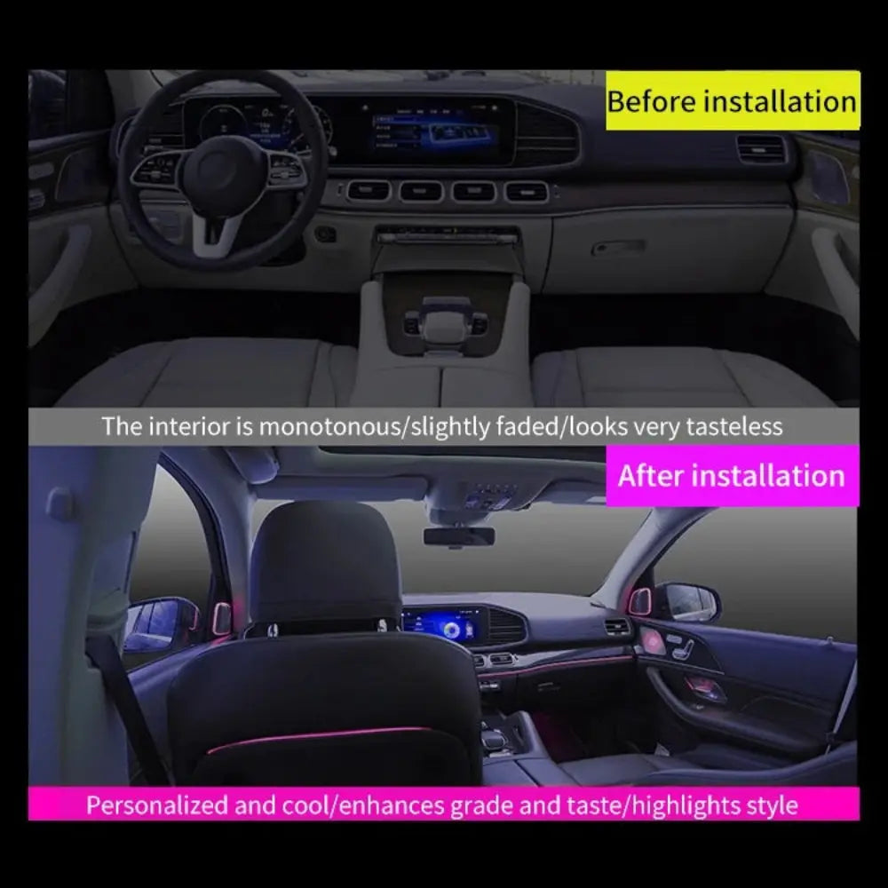 For 2020-2025 Mercedes-Benz GLE/GLS W167 X167 LED Ambient Lighting Carputech