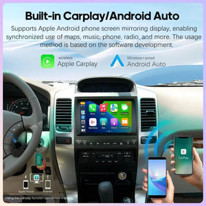 9 inch For Lexus GX470 Toyota Prado LC120 2002-2009 Car Radio Multimedia Player Wireless CarPlay Android Auto Upgrade Android Touch Screen Carputech