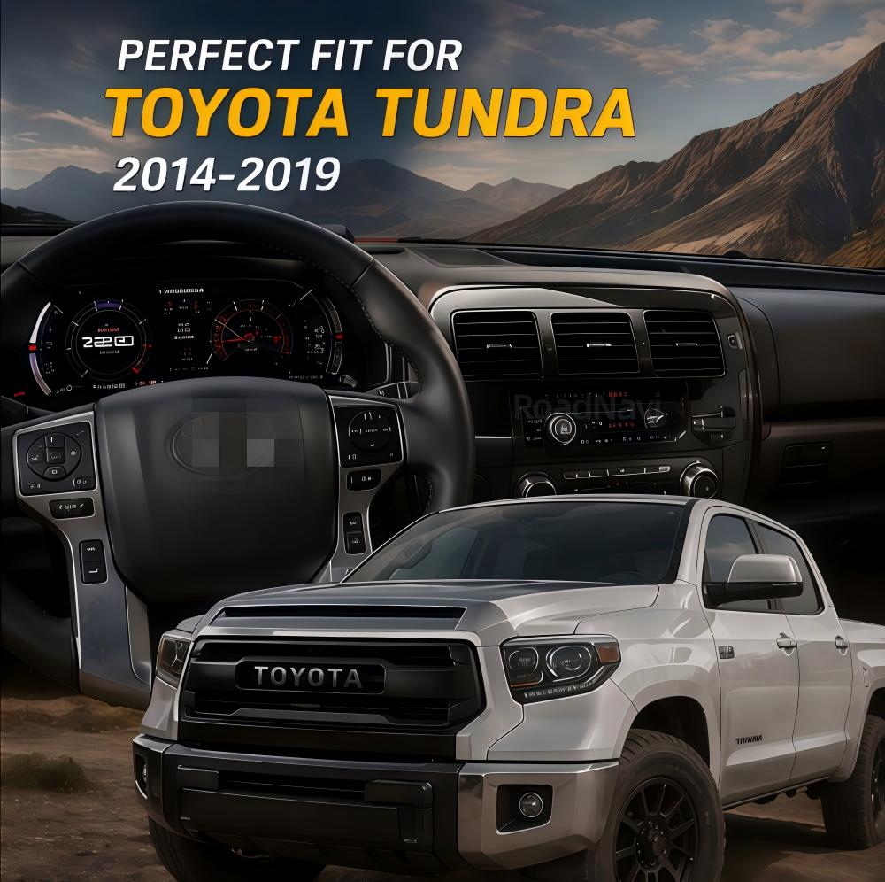 For Toyota Tundra 2014-2019 12.3" LCD Digital Dashboard Cluster Car Panel Speedometer Virtual Cockpit