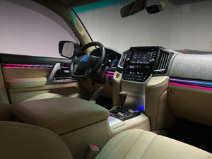 64 Colors Dynamic Ambient Lighting for Toyota Land Cruiser LC200 2010-2021 Interior LED Lighting Upgrade Accessories Carputech