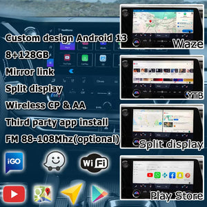 Lexus RX Android13 base Navigation Video Interface box Apple CarPlay & Android Auto Upgrade Module Carputech