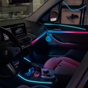 For BMW X3 X4 G01 G02 2018 - 2023 Ambient Lighting Upgrade Kit Interior LED Light Trim Accessories Atmosphere Lamp Carputech