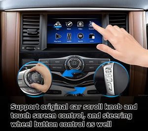 Apple Carplay Android Auto Upgrade Module box for Infiniti Q50 QX50 QX60 QX80 2012-2024 with GPS navigation Carputech