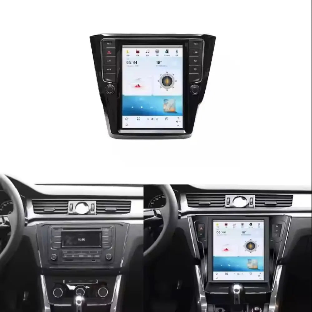 10.4" For VW Volkswagen Passat 2016-2020 Car Radio Headunit Stereo Carplay Upgrade Tesla Style Screen Android Auto GPS Navigation Multimedia Player Carputech