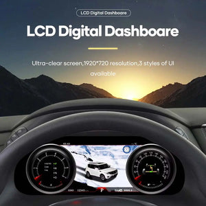 For Infiniti QX80/ Nissan Patrol Y62 Armada 2015-2019 12.3" LCD Digital Dashboard Cluster Car Panel Speedometer Virtual Cockpit - Carputech
