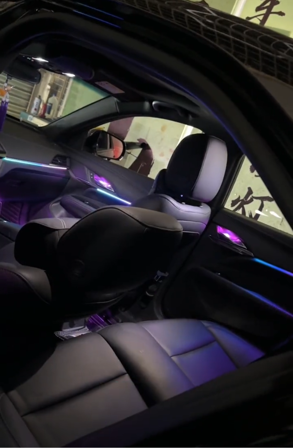 For Cadillac CT4 2020-2025 Symphony Car Interior Ambient Lighting 64 Color Trim Decoration Accessories