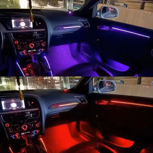 64 Colors Dynamic Ambient Light for Audi A4 B8 2009 - 2016 Interior LED Lighting Accessories Upgrade Atmosphere Light Carputech