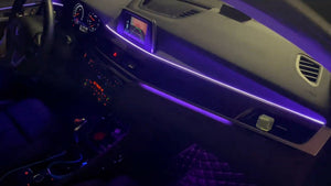 For BMW X1 X2 2016-2022 F48 F49 Dynamic Colorful Ambient Lighting Upgrade Kit for Interior LED Ambient Lighting LED Air Vent Carputech