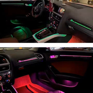 Upgrade 256 Colors Symphony Led Car Interior Ambient Lighting Decoration for Audi Q5 2010-2017 Atmosphere Strip Accessories Carputech