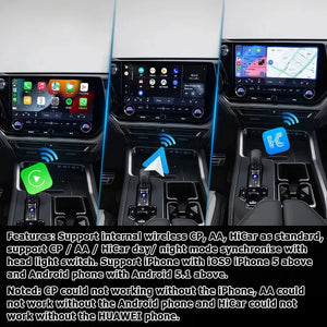 Lexus TX TX550h+ TX350 TX500h Android13 base Navigation Video Interface box Apple CarPlay & Android Auto Upgrade Module Carputech