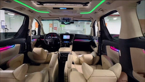 64 Colors Dynamic Ambient Light for Lexus LM/Toyota Alphard/Vellfire 30 Series Interior LED Lighting Upgrade Accessories Carputech