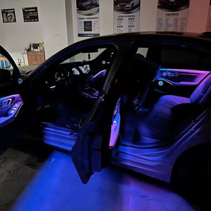 64 Colors LED Car Interior Ambient Lighting for BMW 3 Series 2020-2025 Atmosphere Strip Accessories Upgrade Carputech