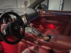 Upgrade 256 Colors Ambient Lighting Kit for Porsche Cayenne 2010-2017 Interior Atmosphere LED Lights Carputech