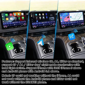 Lexus LM Android13 base Navigation Video Interface box Apple CarPlay & Android Auto Upgrade Module Carputech