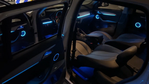 For BMW X1 X2 F48 F49 2016-2020 256 Colors Symphony LED Car Interior Ambient Lighting AirVent Strip Accessories Upgrade Carputech